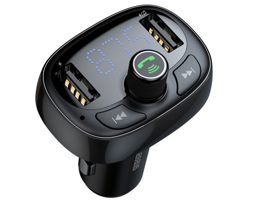 АЗУ FM модулятор Baseus 2.4A 2USB (CCALL-TM) (00000063341_3)
