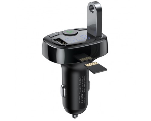 АЗУ FM модулятор Baseus Standart Edition 2.4A 2USB (CCTM-01) (00000063342_1)