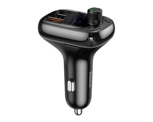 АЗУ FM модулятор Baseus T typed S-13 (PPS QC) 2USB + Type-C (CCTM) (00000063346_1)