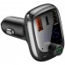 АЗУ FM модулятор Baseus T typed S-13 (PPS QC) 2USB + Type-C (CCTM) (00000063346_1)