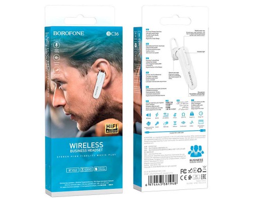 Bluetooth Гарнитура Borofone BC36 Lucky (00000057066_2)