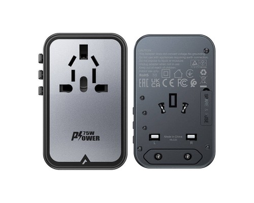 СЗУ Acefast Z1 PD75W GaN (3*USB-C+2*USB-A) (00000068239_1)