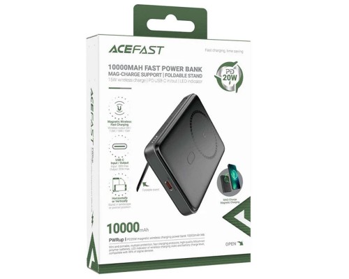 Портативное ЗУ Power Bank Acefast M6 PD20W с БЗУ 10000 mAh (00000068241_1)