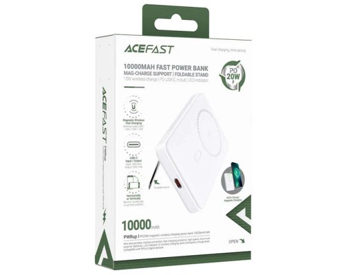 Портативное ЗУ Power Bank Acefast M6 PD20W с БЗУ 10000 mAh (00000068241_2)