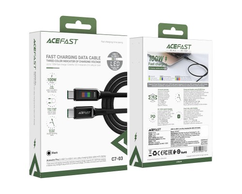 Дата кабель Acefast C7-03 USB-C to USB-C zinc alloy (1.2m) (00000068246_1)