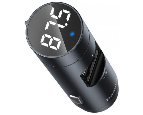 АЗУ Baseus Energy Column Bluetooth FM Launcher (5V/3.1A) 2USB (CCNLZ) (00000049191_2)