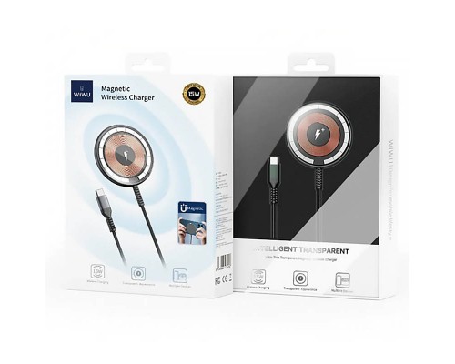 БЗУ WIWU M14 Transparent Magnetic Wireless Charger (00000066837_1)
