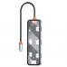Переходник HUB WIWU Cyber hub 8 in 1 (2xUSB 3.0+USB 2.0+SD+MicroSD+HDMI(4K@30Hz)+RJ45) (00000066839_1)