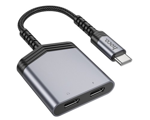 Переходник Hoco LS40 Type-C to dual Type-C (00000073926_1)