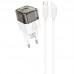 СЗУ Hoco C131A Platium PD30W+QC3.0 + Type-C to Lightning (00000067586_2)
