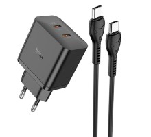 СЗУ Hoco N35 Streamer PD45W (2C) + Type-C to Type-C (00000068361_1)