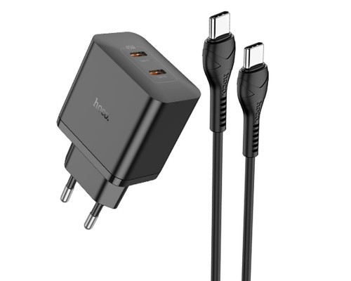 СЗУ Hoco N35 Streamer PD45W (2C) + Type-C to Type-C (00000068361_1)