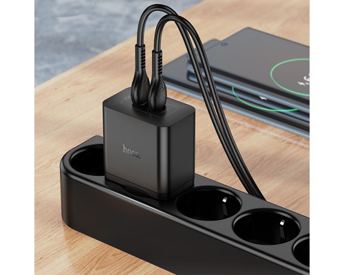 СЗУ Hoco N35 Streamer PD45W (2C) + Type-C to Type-C (00000068361_1)