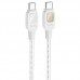 Дата кабель Hoco U124 Stone silicone power-off 60W Type-C to Type-C (1.2m) (00000068367_2)