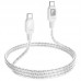 Дата кабель Hoco U124 Stone silicone power-off 60W Type-C to Type-C (1.2m) (00000068367_2)