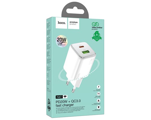 СЗУ Hoco N41 Almighty PD20W+QC3.0 (00000071120_2)