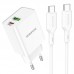 СЗУ Borofone BA69A Resource PD20W+QC3.0 (Type-C to Type-C) (00000064401_1)