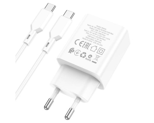 СЗУ Borofone BA69A Resource PD20W+QC3.0 (Type-C to Type-C) (00000064401_1)