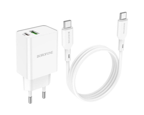СЗУ Borofone BA69A Resource PD20W+QC3.0 (Type-C to Type-C) (00000064401_1)