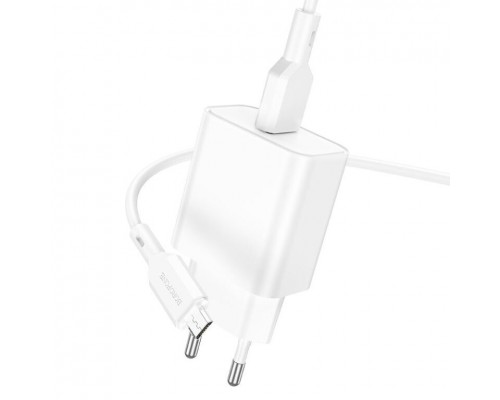 СЗУ Borofone BA72A Spring QC3.0 USB to MicroUSB (00000064402_1)