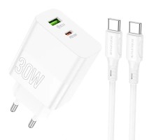 СЗУ Borofone BA75A PD30W+QC3.0 + Type-C + Type-C (00000064407_1)