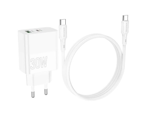 СЗУ Borofone BA75A PD30W+QC3.0 + Type-C + Type-C (00000064407_1)