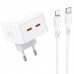 СЗУ Borofone BA76A Source PD35W (2Type-C) + Type-C to Lightning (00000064410_1)