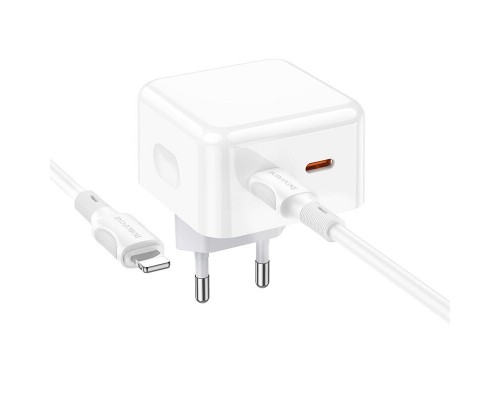 СЗУ Borofone BA76A Source PD35W (2Type-C) + Type-C to Lightning (00000064410_1)