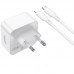 СЗУ Borofone BA76A Source PD35W (2Type-C) + Type-C to Lightning (00000064410_1)