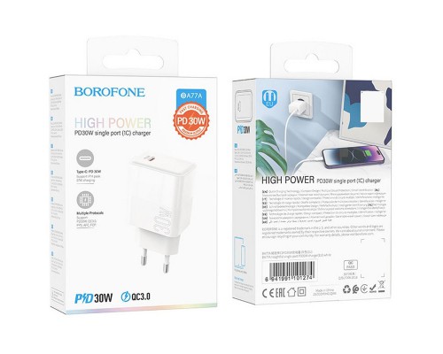 СЗУ Borofone BA77A Insightful PD30W (00000064411_1)