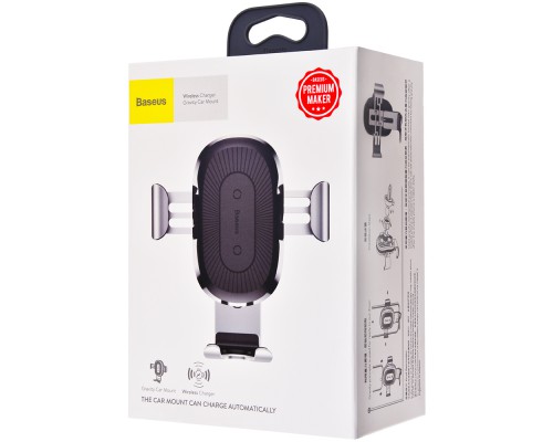 Автодержатель с БЗУ Baseus Gravity Wireless Air Vent (00000023415_2)
