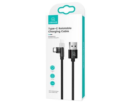 Дата кабель USAMS US-SJ477 U60 Rotatable USB to Type-C (1m) (00000042605_1)