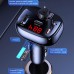 АЗУ Usams US-CC143 C25 50W 2A+C 3 Ports Digital Display Wireless FM Car Charger (00000051951_1)