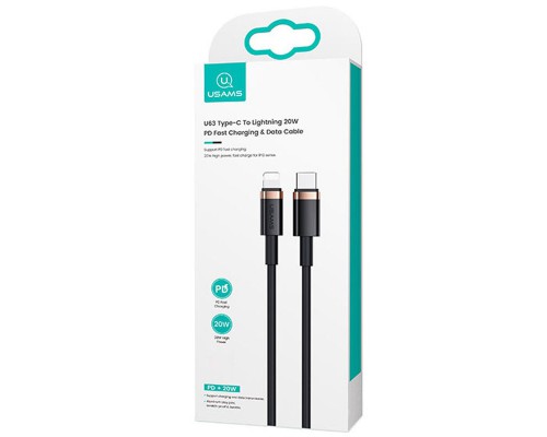 Дата кабель Usams US-SJ485 U63 Type-C To Lightning 20W PD (2m) (00000049224_2)