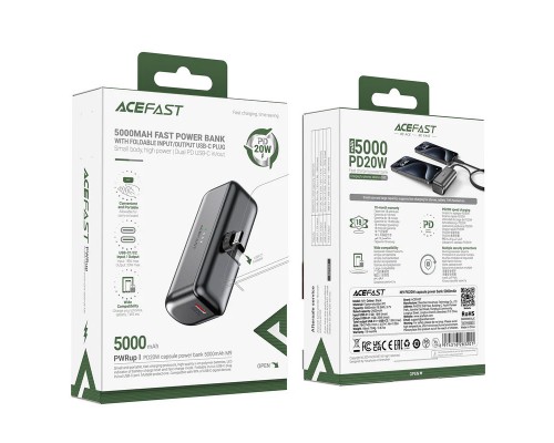 Портативное ЗУ Power Bank Acefast M9 PD20W 5000 mAh (00000073072_1)