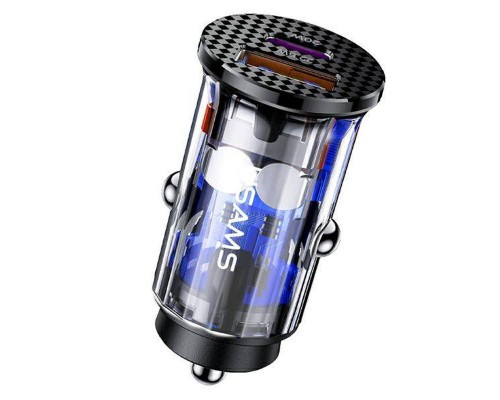 АЗУ Usams US-CC127 C25 42.5W + PD 20W Mini (00000049244_1)