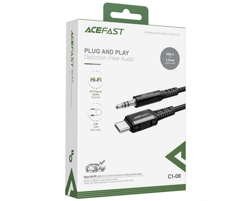 Переходник Acefast C1-08 USB-C to 3.5mm aluminum alloy (00000065922_1)