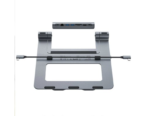 Подставка для ноутбука + HUB Acefast E5 PLUS USB-C (00000065931_1)
