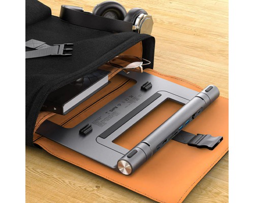 Подставка для ноутбука + HUB Acefast E5 PLUS USB-C (00000065931_1)
