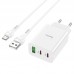 СЗУ Hoco C99A PD20W+QC3.0 (1USB/2Type-C/3A) + USB to Type-C (00000067271_1)