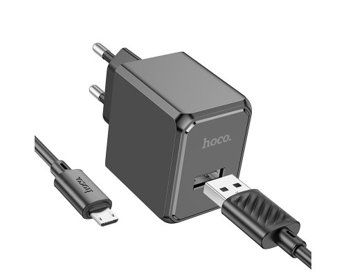 СЗУ HOCO CS11A (1USB) + MicroUSB (00000067275_1)