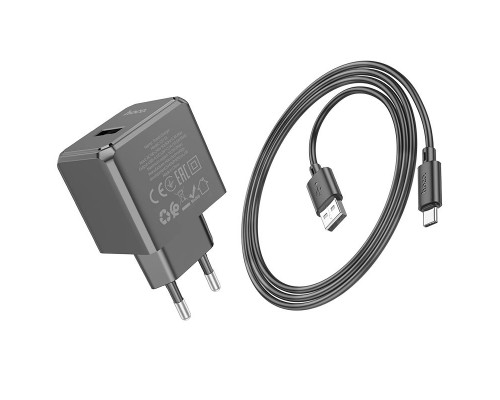 СЗУ HOCO CS11A (1USB) + Type-C (00000067276_1)