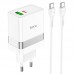 СЗУ Hoco N21 Topspeed PD30W+QC3.0 (1USB/1Type-C/3A) + Type-C + Type-C (00000067277_1)