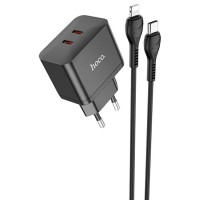 СЗУ Hoco N29 PD35W (2Type-C) + Type-C + Lightning (00000067279_1)