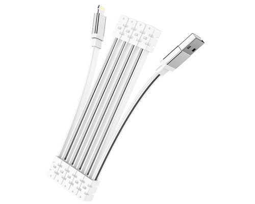 Дата кабель Hoco U103 Magnetic Absorption USB to Lightning (1m) (00000067282_1)