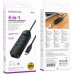 Переходник Borofone DH6 Erudite 4in1 Gigabit Ethernet (Type-C to USB3.0*3+RJ45) (0.2m) (00000073978_1)