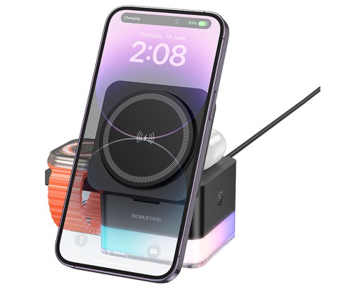 БЗУ BOROFONE BQ34 Square 3in1 15W (00000073991_1)
