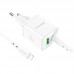 СЗУ Borofone BN7 PD20W+QC3.0 (1USB-A/1C) + Type-C to Lightning (00000073992_1)