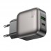 СЗУ Borofone BAS54A Absolute PD20W+QC3.0 (1USB-A/1C) + Type-C to Lightning (00000073993_1)