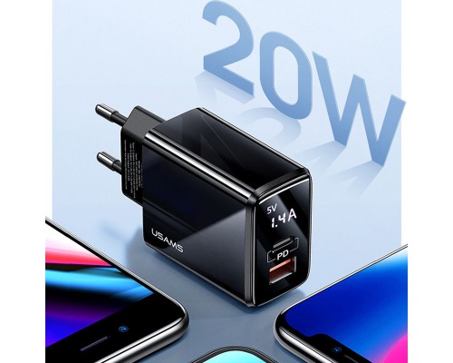 СЗУ Usams US-CC133 T40 QC3.0 + PD 20W (00000049232_1)